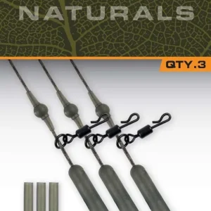 Actieprijs FOX Naturals Submerged Heli Rigs (3stuks) 40lb