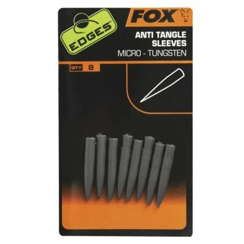 FOX Tungsten Anti Tangle Sleeves Micro (8stuks) Beperkt Aanbod