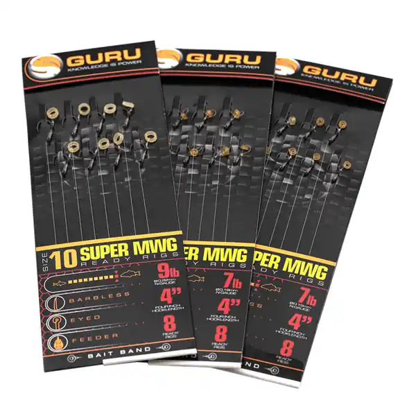 Beperkte Voorraad GURU SMWG Bait Bands 4" (8stuks) (0.19/size 14)