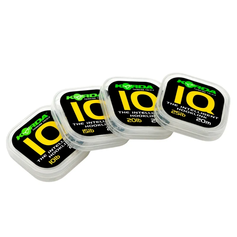 Hete Deal KORDA IQ Fluorocarbon Hooklink (20m) 15lb