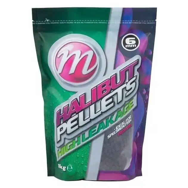 Finale Uitverkoop MAINLINE Activated Halibut Pellets (1kg) 2mm