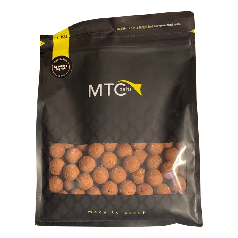 Beste Prijs MTC BAITS Strawberry Big Fish (1kg) 16 mm