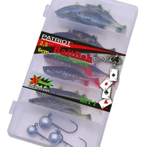 PATRIOT Shad Box Natural Color Mix 6cm Op = Op