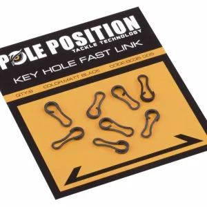 Beperkte Voorraad POLE POSITION Black Keyhole Fast Link (8stuks)