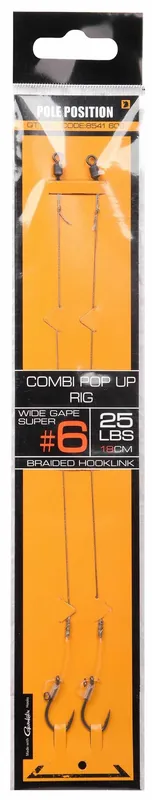 POLE POSITION Combi Pop Up Rig 25Lb (2stuks) Haakmaat 4 Direct Verzonden