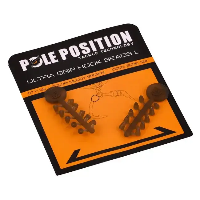 POLE POSITION Ultra Grip Hook Beads (20stuks) S Uitverkoop