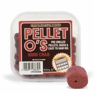 SONU BAITS Pellets O'S Crab 8mm (65gr) Hoge Kwaliteit
