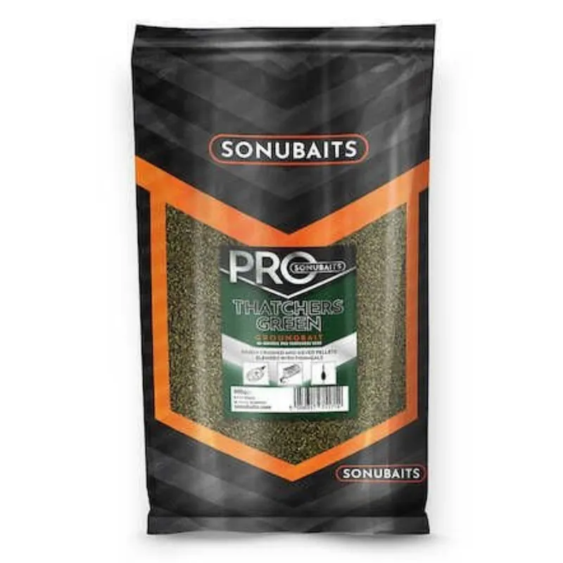 Op = Op SONU BAITS Pro Groundbait Thatchers Green (900gr)