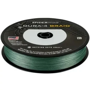 SPIDERWIRE Dura4 Braid Green - Gevlochten Lijn (300m) 0.10mm - 9.1kg/20lb Goedkoop