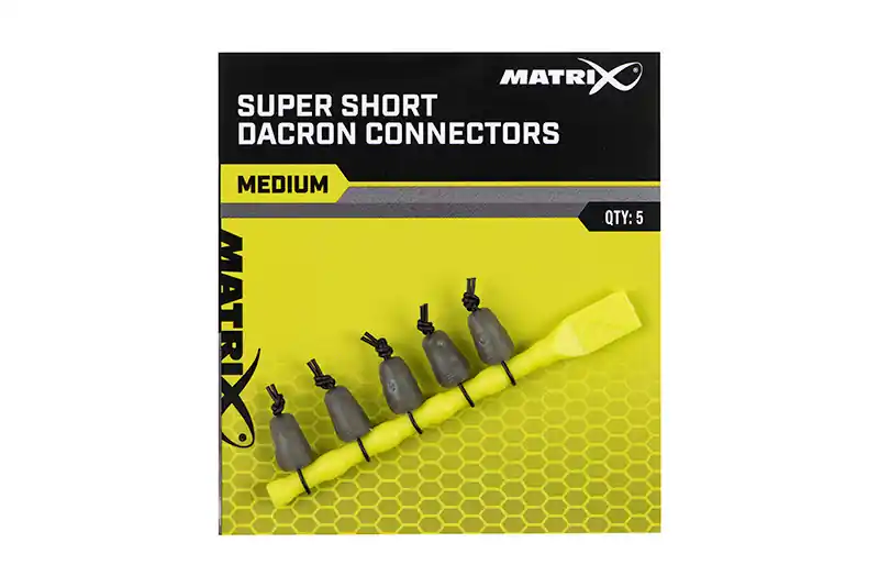 Direct Beschikbaar MATRIX Super Short Dacron Connector (5stuks) Medium