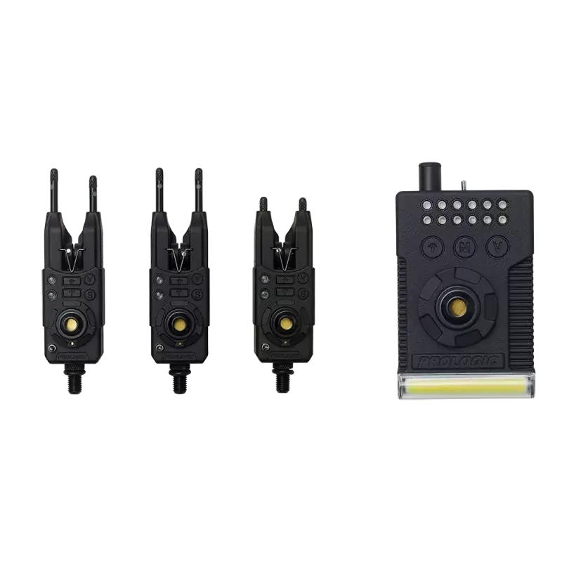 Fulcrum RMX Pro Bite Alarm Presentation Set | 3 + 1 Multi Colour Gratis Retour
