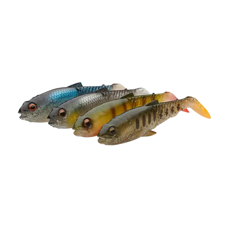 Craft Cannibal Paddletail 6,5 CM | 4G | Clear Water Mix 4 stuks Meest Verkocht