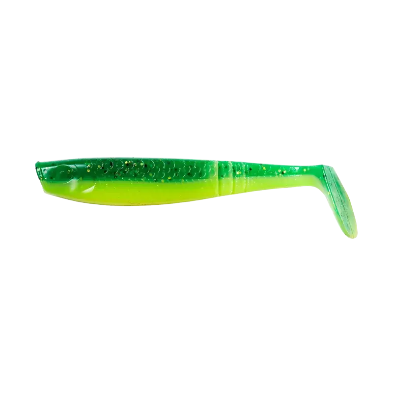 Shop Nu Shad Paddletail 8cm | UV Green/Lime | 5+1