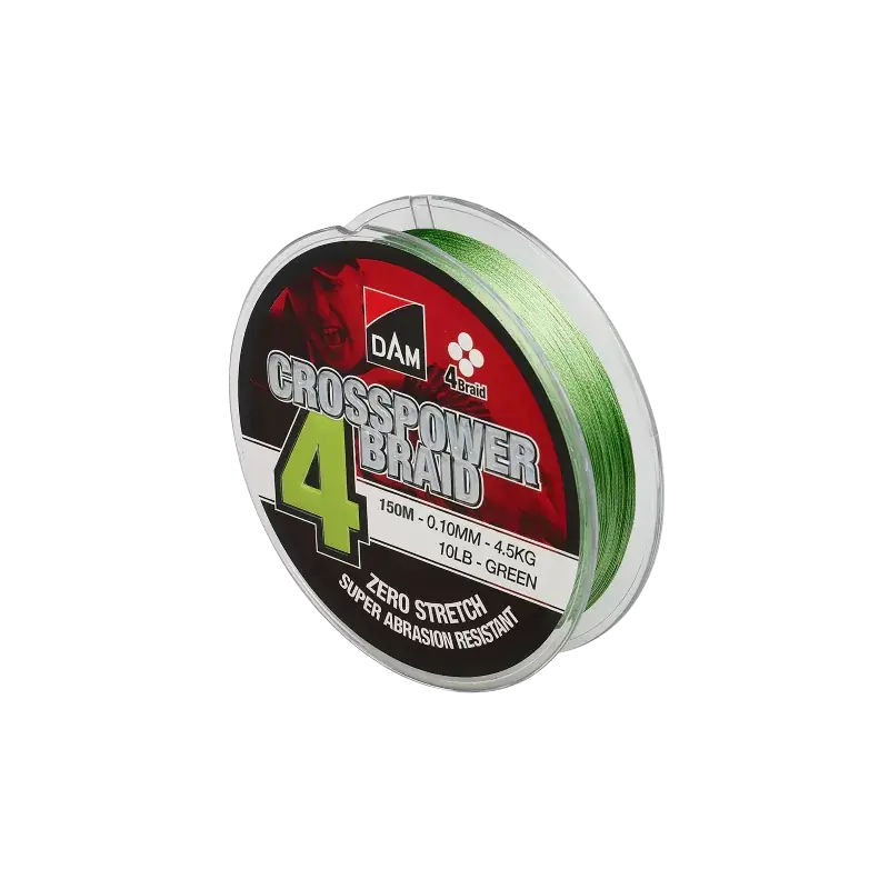 Crosspower 4-Braid | 0.10MM | 150M | 4.5Kg | Groen Korting