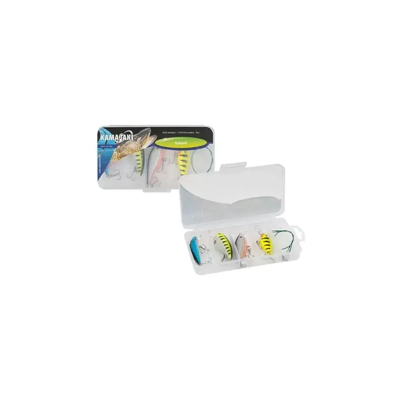 Dagaanbieding Kamasaki Natural Wobbler Set | 4-delig