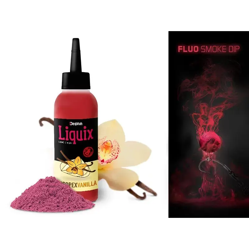 Fluo dip D Snax LiquiX 100ml | Scopex - Vanilla Flitsaanbieding