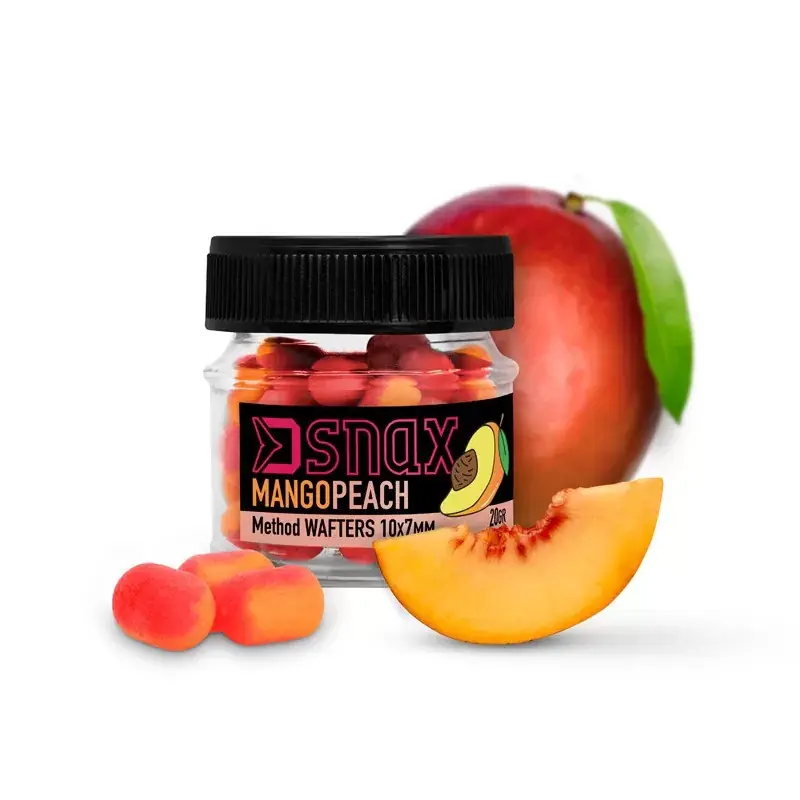 Delphin D Snax Wafter Mango - Peach | 7 x 5.5mm | 20 gram Hoge Kwaliteit