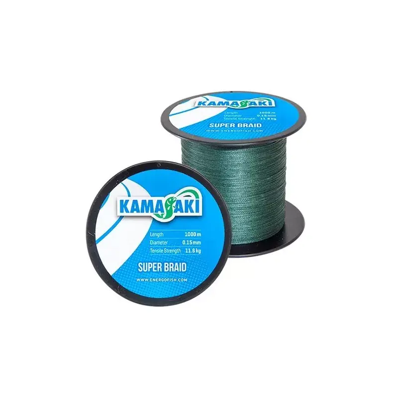 Laatste Versie Kamsaki Super Gevlochten lijn Groen | 0.25 MM | 1000 M | 21.3 Kg