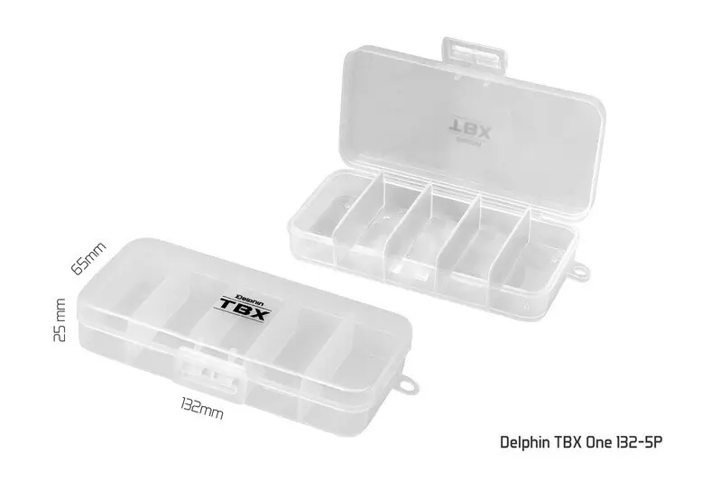 Delphin tacklebox TBX One 132-5P 13,2 x 6,5 cm Alleen Vandaag
