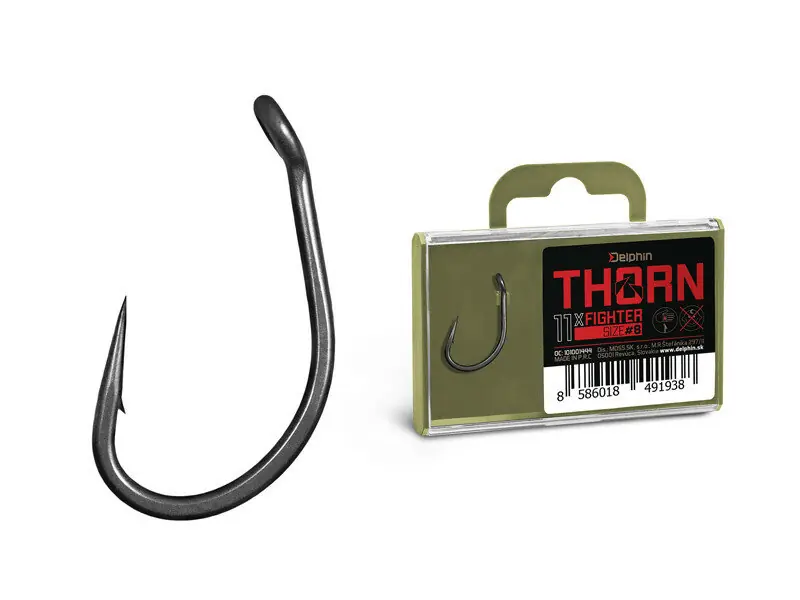 Betrouwbaar Delphin Thorn karperhaak fighter 11 haken