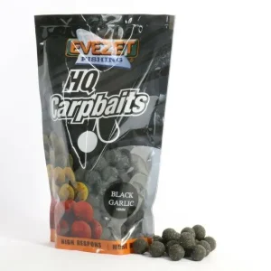 Evezet boilie next level black garlic 15 mm Betrouwbaar