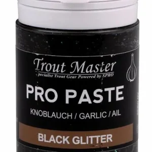 Trout master foreldeeg knoflook black glitter Actieprijs