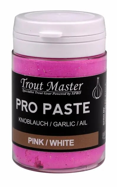 Trout master foreldeeg knoflook pink white glitter Koopje