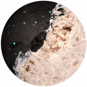 Trout master foreldeeg FISH black and white glitter Beperkte Voorraad