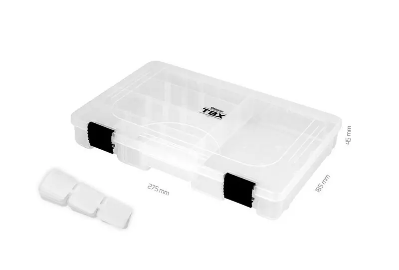Hoge Kwaliteit Delphin tacklebox TBX One 275-5P clip