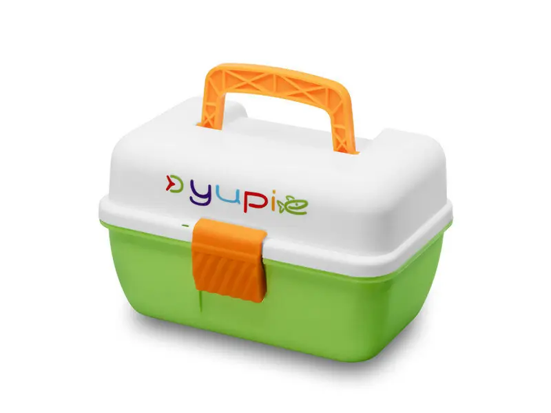 Delphin Yupie Viskoffer – Kinder Tacklebox Groen-Wit Beste Prijs