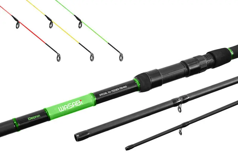 Delphin wasabi feeder NXT 3,60 meter + 3 toppen Actieprijs