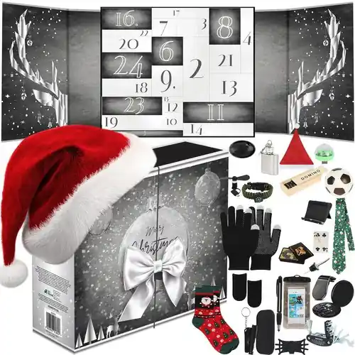 Aanbieding Iso Trade Adventskalender voor Mannen - 24 Luxe Gadgets - Cadeauset