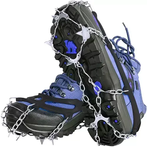 Trizand Anti-Slip Sneeuwkettingen - Maat L (41-44) - 8 Punten - Zwart Dagaanbieding