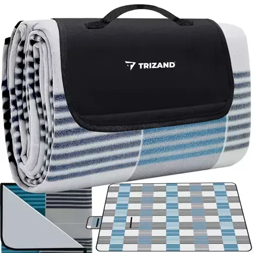 Trizand Geïsoleerd Picknickkleed - 200 x 200 cm - Fleece - Multicolour Seizoensaanbieding