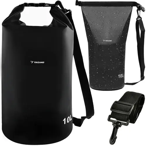 Trizand Waterdichte Tas - 10 Liter - Dry Bag - Zwart Express Levering