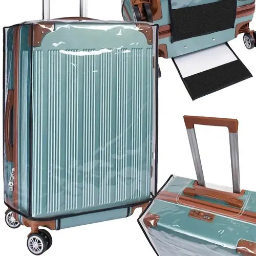 Actieprijs Trizand Transparante Kofferhoes - Maat L - Beschermhoes - 67x47x33 cm