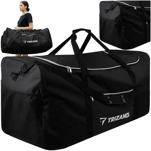 Trizand Reistas - 180 Liter - XL Bagage - Waterdicht - Zwart Bestseller