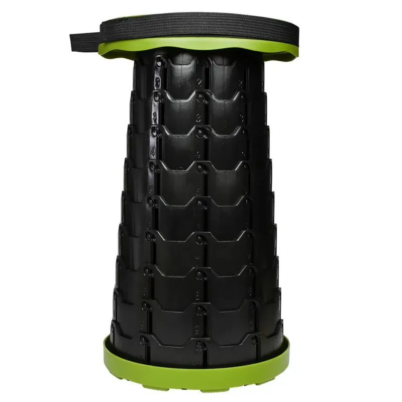 Benson Opvouwbare Kruk - Verstelbaar (6-46 cm) - Groen - Draagbaar Merkproduct