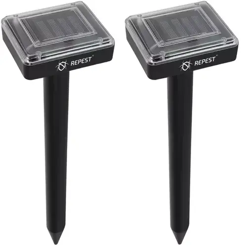 Repest Solar Mollenschrik - 2 Stuks - Variabele Frequentie - Zwart Snelle Levering