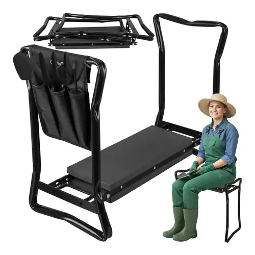 Gardlov Tuinkruk en Knielbank 4-in-1 - Inclusief Gereedschap - 120 kg Veilige Betaling