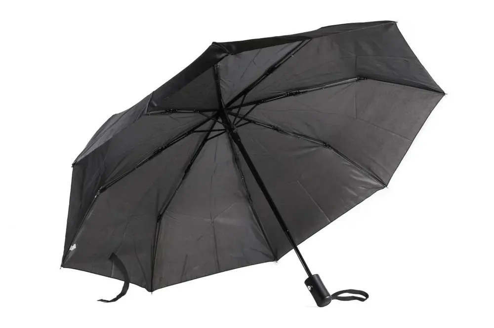 Impliva Paraplu Mini Zwart – Automatisch Open/Dicht – Ø 95 cm – Windbestendig Premium