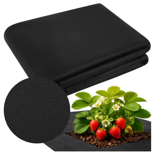 Gardlov Zwarte Anti-Worteldoek - 1,6 x 20 m - 50g/m² - UV-bestendig Finale Uitverkoop