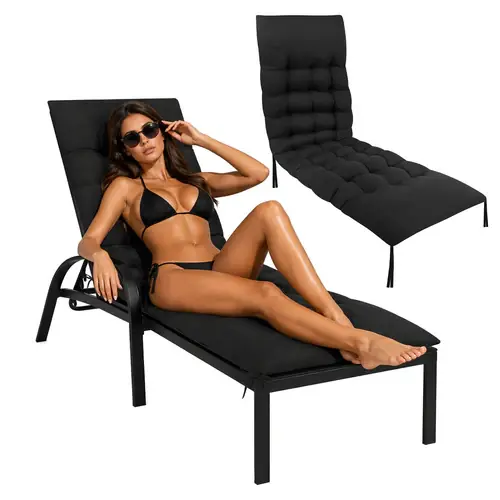 Gratis Retour Gardlov Gewatteerd Ligbedkussen - 180 x 50 cm - Zwart - Comfortabel