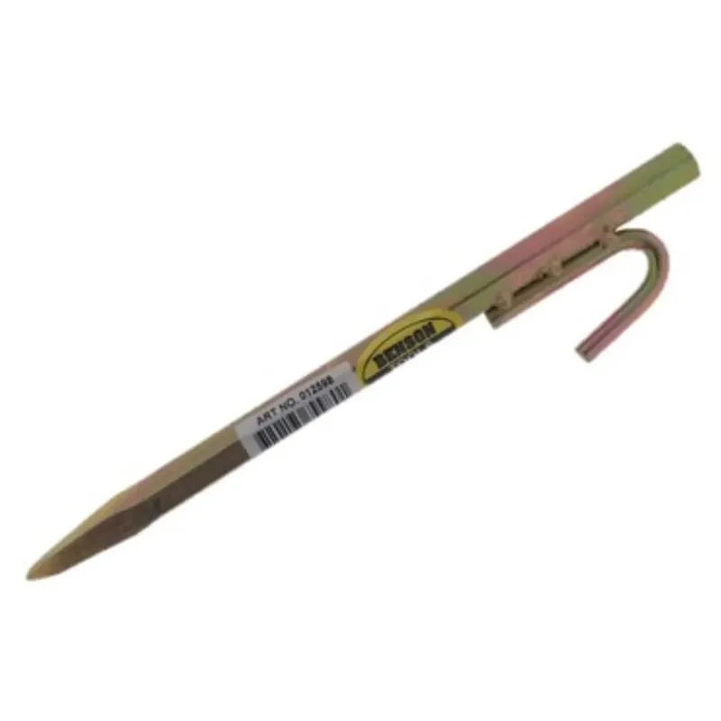 Veilige Betaling Benson Heavy Duty Grondpen - Ø 16 mm - 300 mm - Koolstofstaal - Goudkleurig