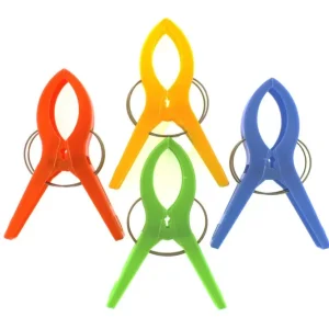 Benson Grote Strandlakenklemmen - Set van 4 - Kunststof Voordeelprijs