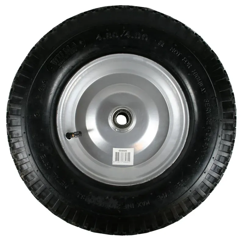 Laatste Kans Benson Kruiwagenwiel 4.00-8" - Luchtband - Stalen Velg - 135kg