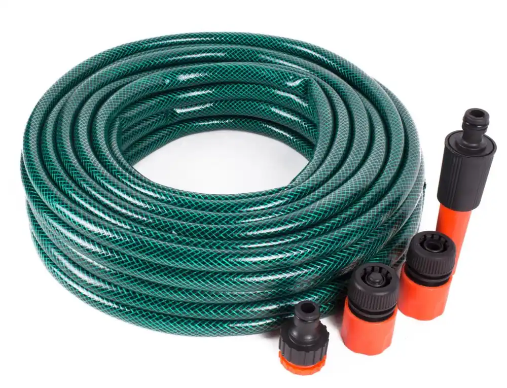 Tijdelijk Beschikbaar Benson Complete Tuinslangset - 15 Meter - Inclusief Spuit & Koppelingen