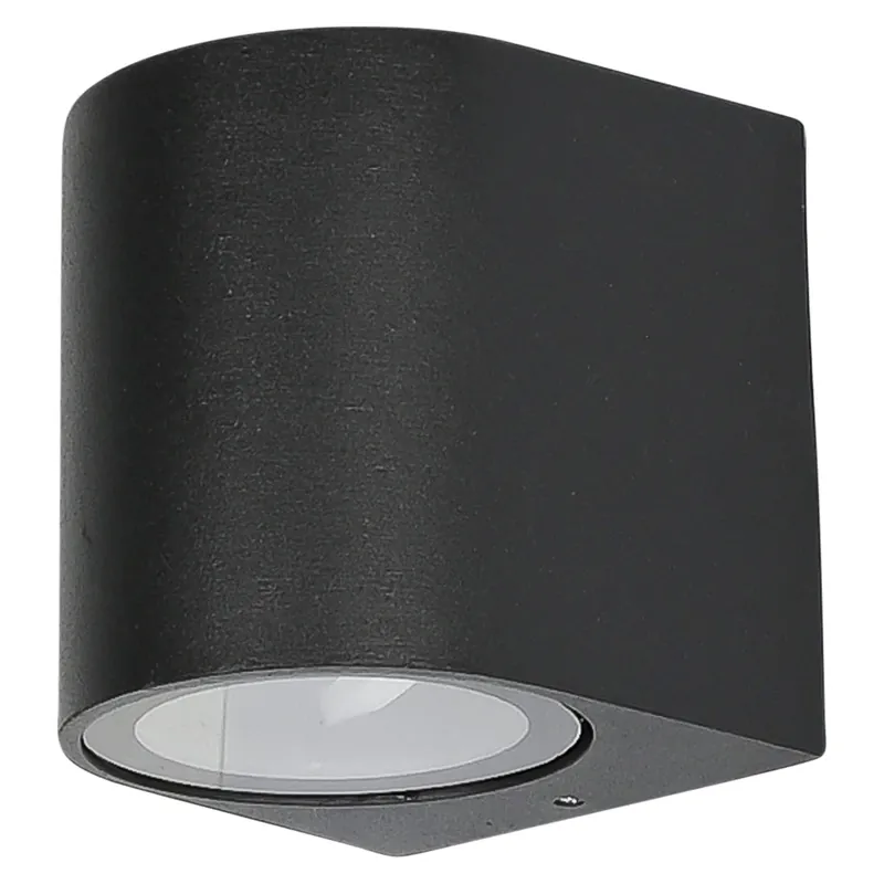 Hete Deal Hofftech Wandlamp Rond - IP65 - Zwart - Aluminium - 30 cm