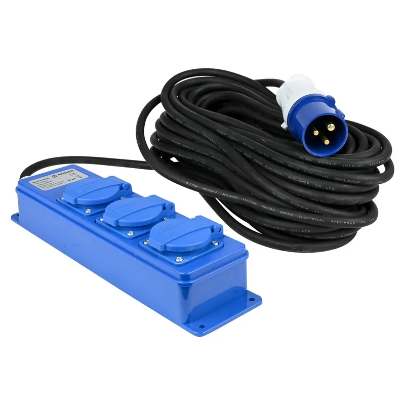 Actieprijs Benson Stekkerdoos 3-voudig - 20 meter - CEE - IP44 - H07RN-F - 3680W