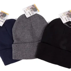 Rechtstreeks Van De Fabrikant Benson Warme Beanie Muts – One Size – Gebreid Acryl – Kleurenmix